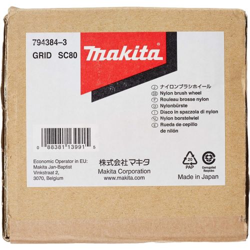  Makita 794384-3 120-80 Grit Nylon Brush Wheel