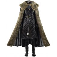 Very Last Shop Hot TV Series Knight Snow Costume Leather Armor Deluxe Men Halloween Costume