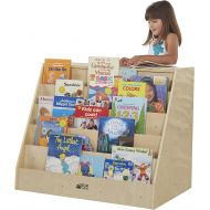 ECR4Kids Birch Book Display Stand, Natural