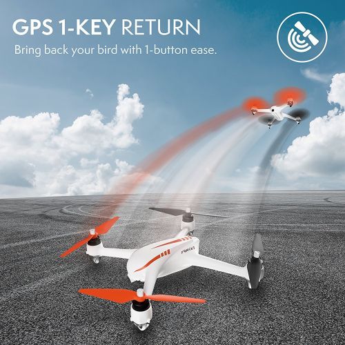  Force1 Drone with Camera and GPS Return Home Brushless Motors HD Drone 1080p Camera MJX B2C Bugs 2 Quadcopter (Certified Refurbished)