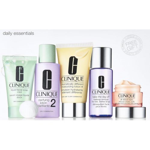  Clinique Daily Essentials Moisturizing Lotion, 5 Count