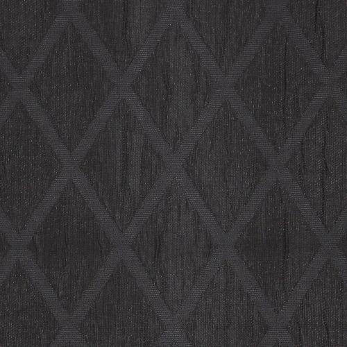  Deconovo Meridian Room Darkening Curtains Jacquard Weave Rhombic Pattern Window Curtains for Kitchen 52 W x 63 L Dark Grey 2 Panels