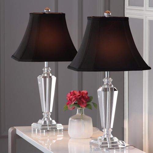  Safavieh Lighting Collection Lilly Crystal 25.5-inch Table Lamp (Set of 2)