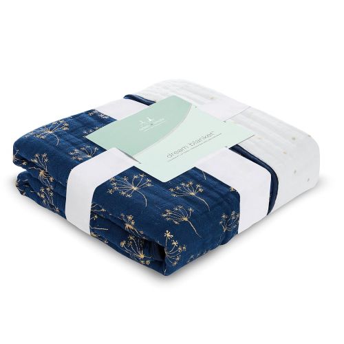  Aden + anais aden + anais Metallic Dream Blanket | 100% Viscose Bamboo Muslin Baby Blankets for Girls & Boys | Ideal Newborn Nursery & Crib Blanket | Unisex Toddler & Infant Bedding | Gold Deco