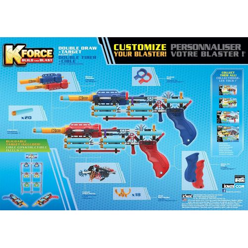 케이넥스 KNEX K’NEX K-Force  Double Draw Building Set and Target  365 Pieces  Ages 8+ Engineering Educational Toy