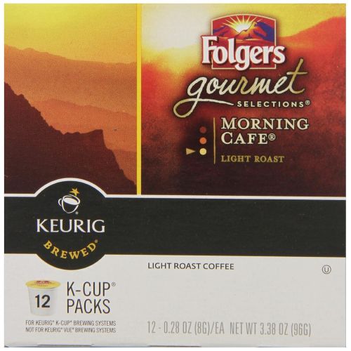  Folgers Decaf 100% Colombian Coffee, Medium Roast, K Cup Pods for Keurig K Cup Brewers, 12-Count,...