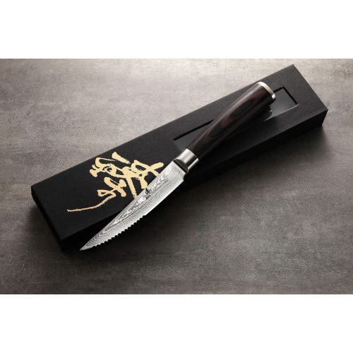  ZHEN Japanese VG-10 67 Layers Damascus Premium Steak knife 4.5-inch