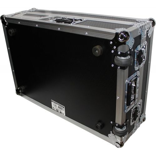 프로 Pro-X ProX XS-TMC1012W Flight Case w Wheels for Single Turntables+1012 DJ Mixers