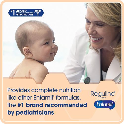  Juice Enfamil Reguline Constipation Baby Formula Milk Powder to Promote Soft Stools, Omega 3, Probiotics, Iron, Immune Support, 20.4 Ounce, Pack of 4