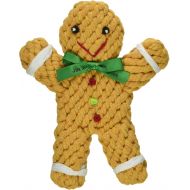 Jax & Bones Jax and Bones Good Karma Holiday Rope Dog Toy, 6-Inch, George The Gingerbread