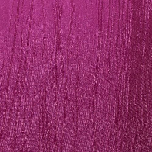 Ultimate Textile -3 Pack- Crinkle Taffeta - Delano 90 x 156-Inch Rectangular Tablecloth, Fuchsia Pink
