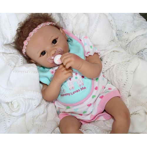 The Ashton-Drake Galleries Mommy Loves ME! - Feel her Breathe! 19Inch Collectors Baby Girl Doll + 2 Outfits