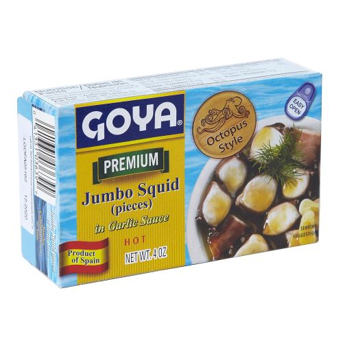  Visit the Goya Store Goya Foods Octopus in Garlic Sauce (Pulpo al Ajillo), 4-Ounce (Pack of 25)
