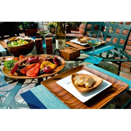  Pacific Merchants Trading Pacific Merchants Acaciaware 16- by 5.5- by 2-Inch Acacia Wood 3-Part Divided Serving Tray