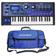 Novation MiniNova 37-Key Compact USB MIDI Keyboard Synthesizer + Carry Case