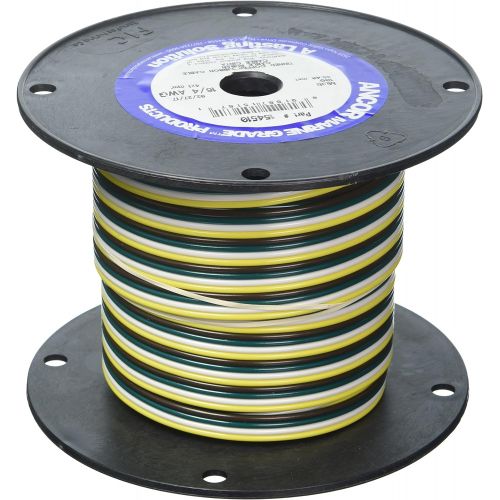  Ancor 154510 Marine Grade Electrical Flat Tinned Ribbon Boat 4-Cable Wiring (16-Gauge, 100-Feet)