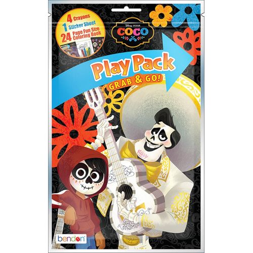  Bendon Disney Pixar Coco Grab and Go Play Packs (Pack of 12)