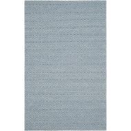 Safavieh Oasis Collection OAS525C Flat Weave Dark Grey and Ivory Wool Area Rug (9 x 12)