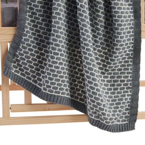  Cozyholy Elegant Knit Blankets Soft Fancy Baby Throw for Cribs Neutral Stroller Cover for Girls Boys,...