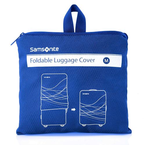 쌤소나이트 Samsonite Foldable Luggage Cover-Medium, Blue