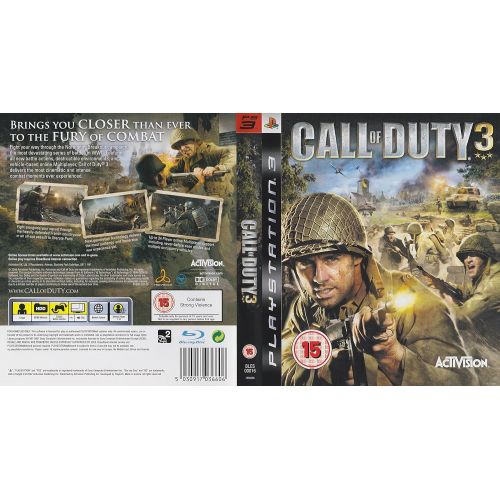  Activision Call of Duty 3 (PS3)