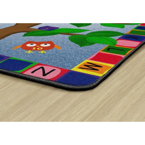  Flagship Carpets FE258-32A Alphabet Owls 6X84”, Multi