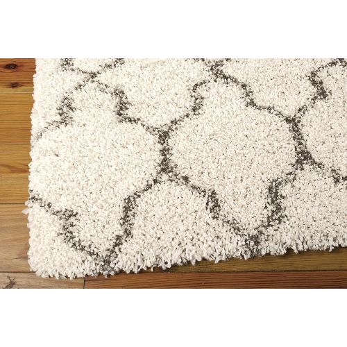  Rug Squared Bay Hill Shag Area Rug (BAHL2), 5-Feet 3-Inches by 7-Feet 5-Inches, Cream