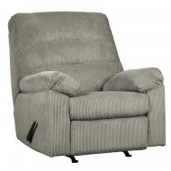 Signature Design by Ashley Ashley Furniture Signature Design - Gosnell Contemporary Rocker Recliner Chair - Manual Reclining - Gray