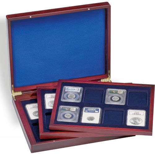  Lighthouse Volterra TRIO de Luxe presentation case for 24 certified coin holders - 4004117237782