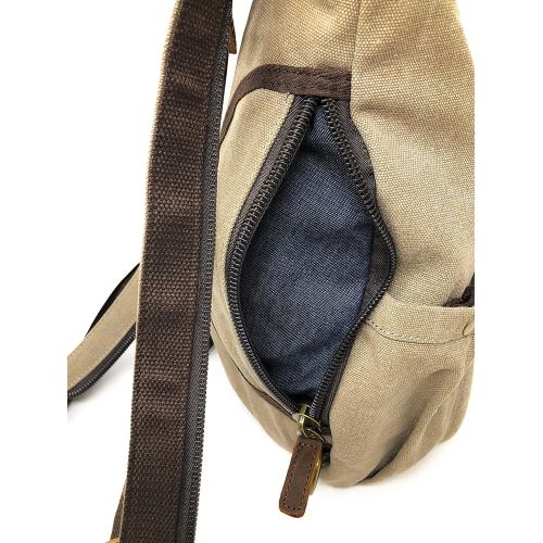  Nickanny Conceal Carry Purse Backpack Sling -Water Repellent Crossbody Rucksack Bag