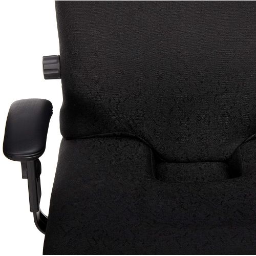  Mayline Group Mayline 9413AG2113 Comfort Series Executive High Back Chair with T-Pad Arms, Black