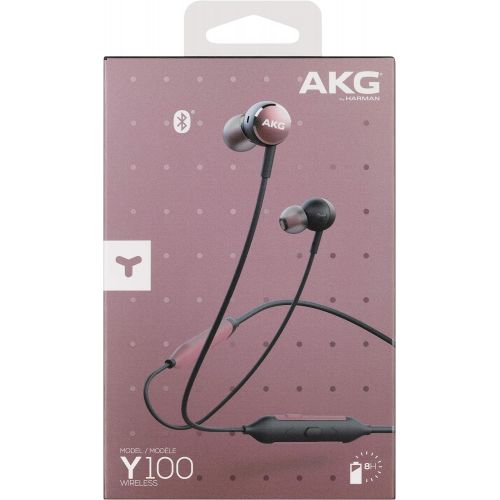 AKG Bluetooth Wireless Sealed Dynamic Canal Type Earphones AKG Y100 Wireless (Pink) AKGY100BTPIK【Japan Domestic Genuine Products】【Ships from Japan】