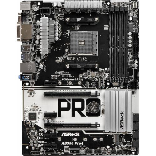  ASRock AB350 PRO4 ATX Motherboard