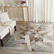 Safavieh Porcello Collection PRL6937B Modern Abstract Art Grey and Multi Area Rug (8 x 10)
