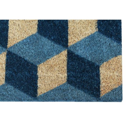  A1 Home Collections A1HOME200069 Geometric Blocks Pattern Decorative Door Mat