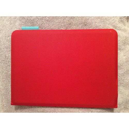 로지텍 Logitech - FabricSkin Portfolio Keyboard Case for AppleA iPadA Air - Mars Red Orange