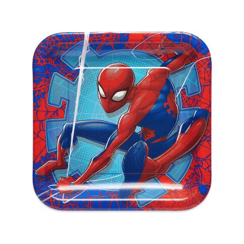  American Greetings Spider-Man 2 Party Supplies, Disposable Paper Dinner Plates, 40-Count