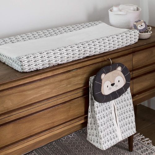  Levtex Baby Tanzania Neutral 5-Piece Crib Bedding Set, GreyBlackCreamTan
