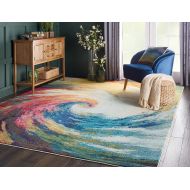 Nourison Celestial Modern Bohemian Wave Multicolored Area Rug, 311 x 511