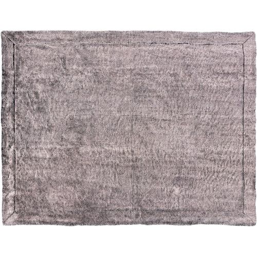  Rivet Faux Fur Throw Blanket, 80 x 60, Black