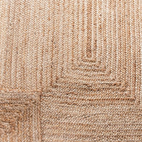  Safavieh Cape Cod Collection CAP252A Hand-woven Jute Area Rug, 3 x 5 Oval, tural
