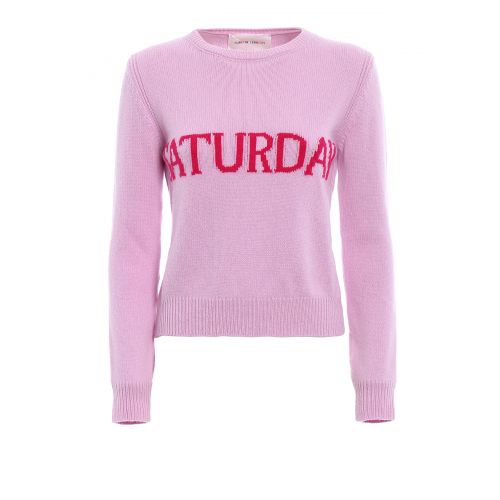  Alberta Ferretti Rainbow Week Saturday lilac sweater
