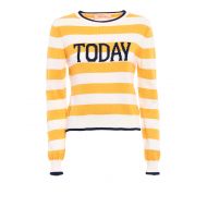 Alberta Ferretti Rainbow Week Today striped sweater