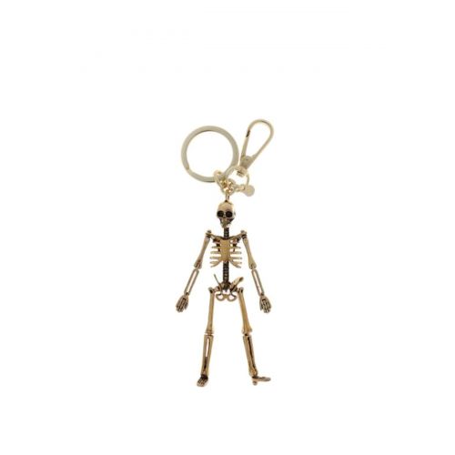  Alexander Mcqueen Skeleton golden key holder