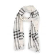 Burberry Gauze giant check scarf