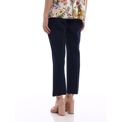  Dondup Chic blue wool blend trousers