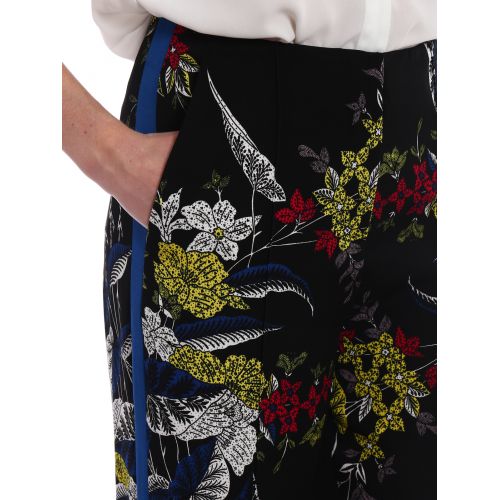  Diane Von Furstenberg Floral straight leg trousers