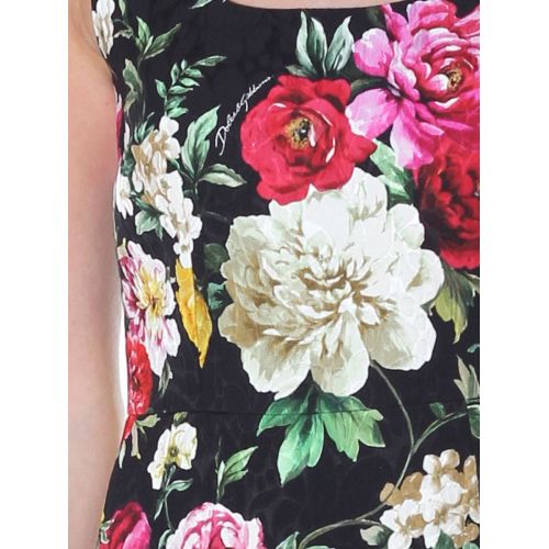  Dolce & Gabbana Floral brocade tank top dress