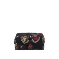 Dolce & Gabbana Hearts print nylon beauty case