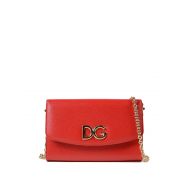 Dolce & Gabbana Red leather wallet clutch